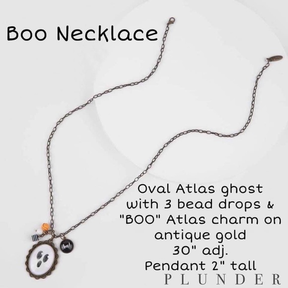 ✨NEW✨ BOO Necklace 👻 - Picture 2 of 5